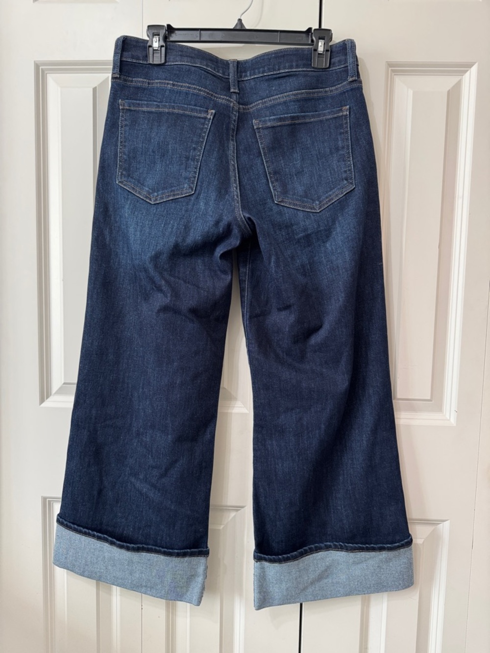 KUT FROM THE KLOTH Meg High Rise Fab Ab Wide Leg Roll Up Jeans - Picture 6 of 8